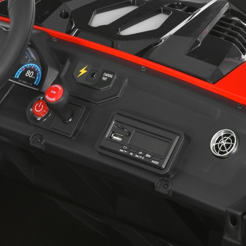 Детский электромобиль джип M 6291EBLR-3(24V), красный