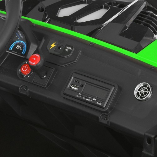 Детский электромобиль джип M 6291EBLR-5(24V), зеленый