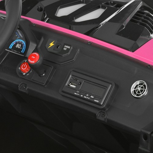 Детский электромобиль джип M 6291EBLR-8(24V), розовый