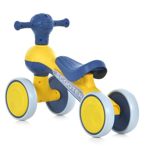 Толокар детский M 5729-4-6, желто-голубой