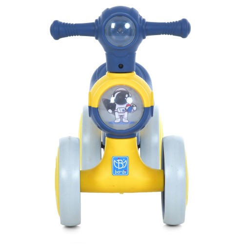 Толокар детский M 5729-4-6, желто-голубой