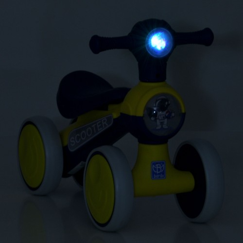 Толокар детский M 5729-4-6, желто-голубой