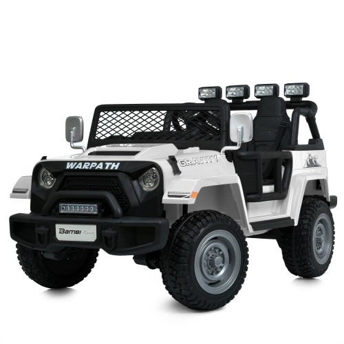 Дитячий електромобіль джип M 6108EBLR-1(24V), бiлий