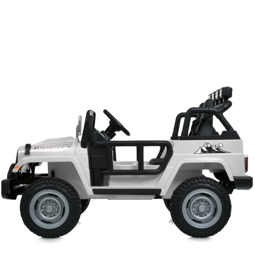 Дитячий електромобіль джип M 6108EBLR-1(24V), бiлий