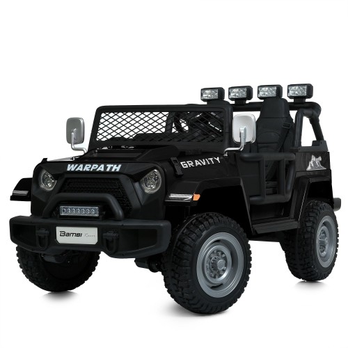 Дитячий електромобіль джип M 6108EBLR-2(24V), чорний