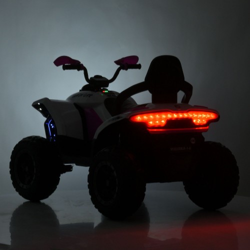 Детский квадроцикл M 6222EBLR-1-4, бело-голубой