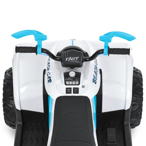 Детский квадроцикл M 6222EBLR-1-4, бело-голубой
