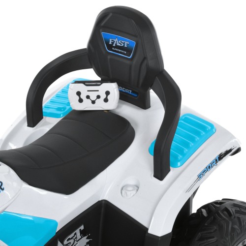 Детский квадроцикл M 6222EBLR-1-4, бело-голубой