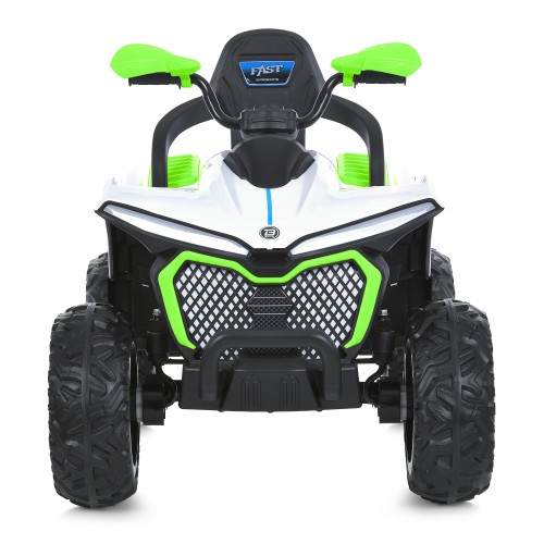 Детский квадроцикл M 6222EBLR-1-5, бело-зеленый