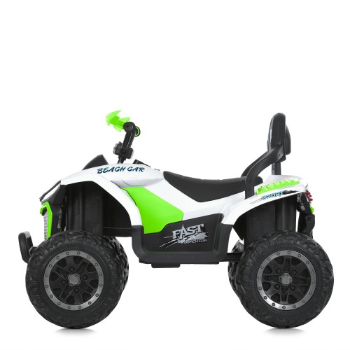 Детский квадроцикл M 6222EBLR-1-5, бело-зеленый