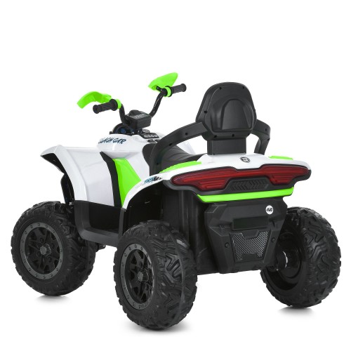 Детский квадроцикл M 6222EBLR-1-5, бело-зеленый