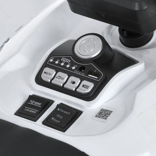 Детский квадроцикл M 6222EBLR-1-5, бело-зеленый