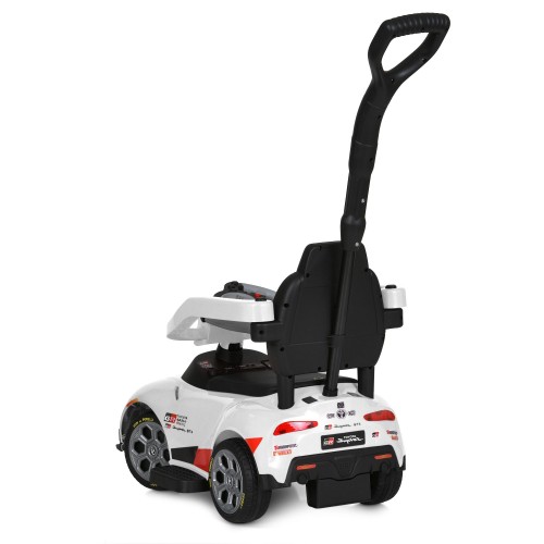 Каталка-толокар детская M 6129EL-1, белая