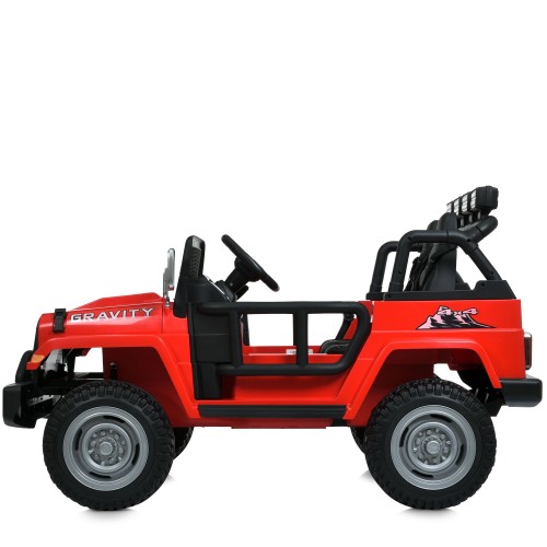 Дитячий електромобіль джип M 6108EBLR-3(24V), червоний
