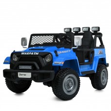 Дитячий електромобіль джип M 6108EBLR-4(24V), синiй