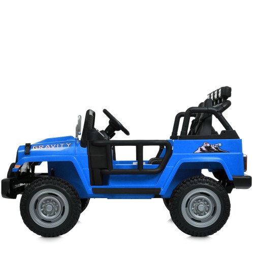 Дитячий електромобіль джип M 6108EBLR-4(24V), синiй
