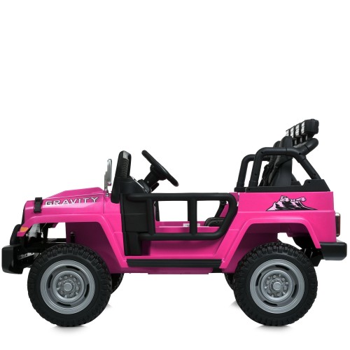 Дитячий електромобіль джип M 6108EBLR-8(24V), рожевий