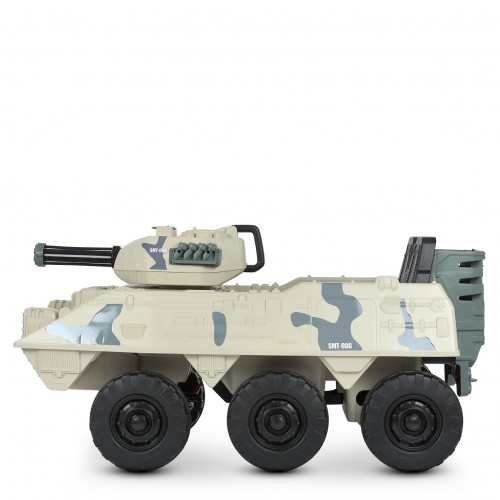 Детский электромобиль танк M 4862BR-1, белый