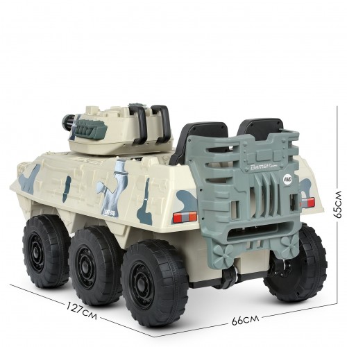 Детский электромобиль танк M 4862BR-1, белый