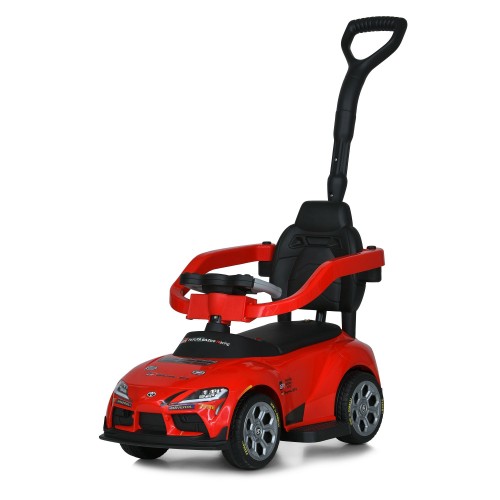 Каталка-толокар детская M 6129EL-3, красная