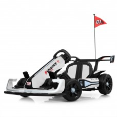 Детский карт M 6148EBL-1(24V), белый