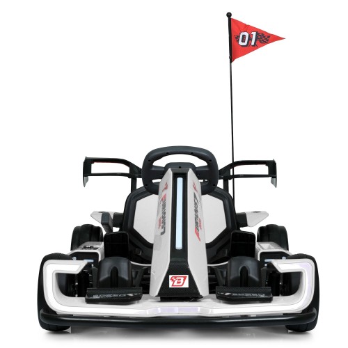 Детский карт M 6148EBL-1(24V), белый