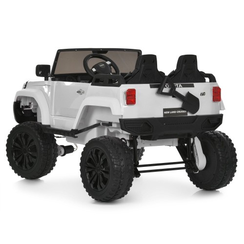 Детский электромобиль джип M 6296EBLR-1(24V), белый