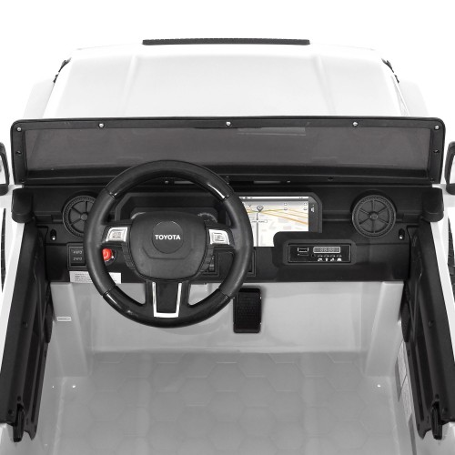 Детский электромобиль джип M 6296EBLR-1(24V), белый