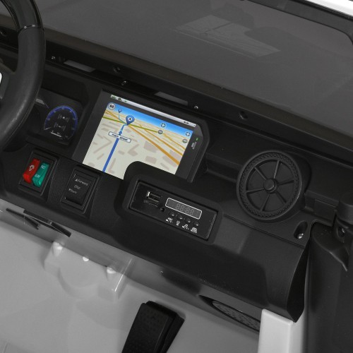 Детский электромобиль джип M 6296EBLR-1(24V), белый