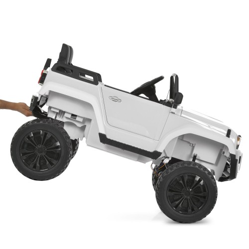 Детский электромобиль джип M 6296EBLR-1(24V), белый