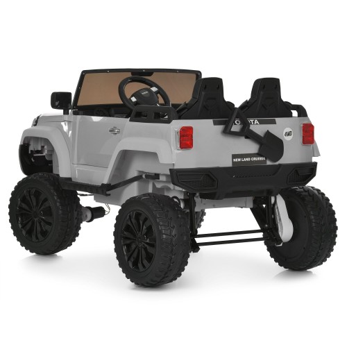 Дитячий електромобіль джип M 6296EBLR-11(24V), сiрий