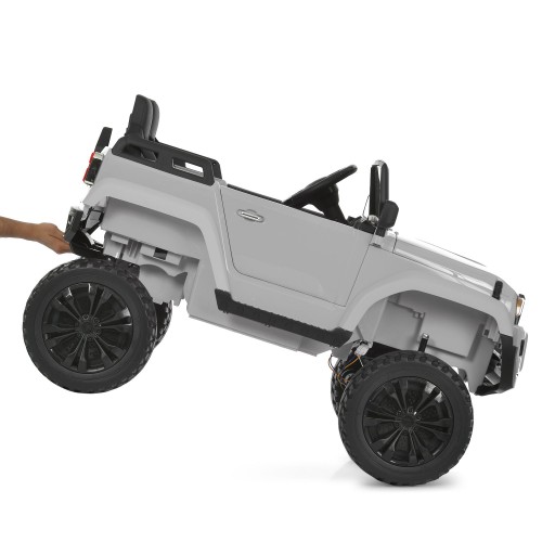 Дитячий електромобіль джип M 6296EBLR-11(24V), сiрий