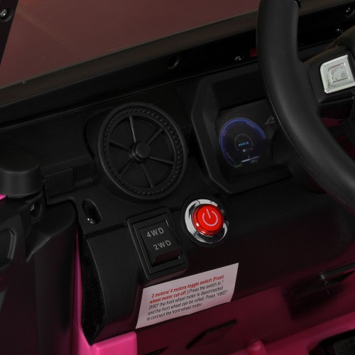 Дитячий електромобіль джип M 6296EBLR-8(24V), рожевий