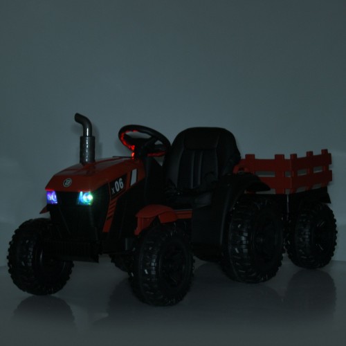 Детский трактор M 6295EBLR-3, красный
