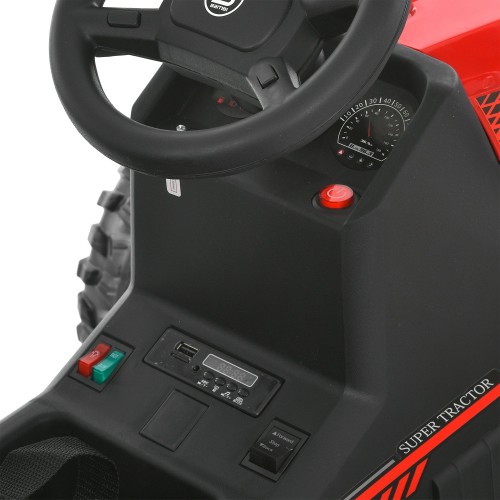 Детский трактор M 6295EBLR-3, красный