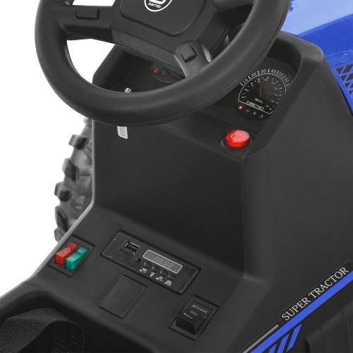 Дитячий трактор M 6295EBLR-4, синiй