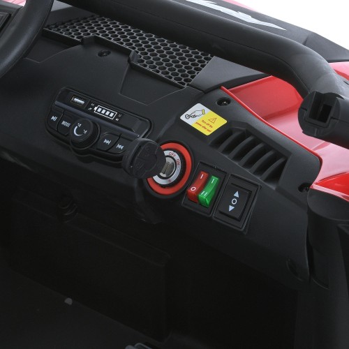 Дитячий електромобіль джип M 6075EBLR-3(24V), червоний