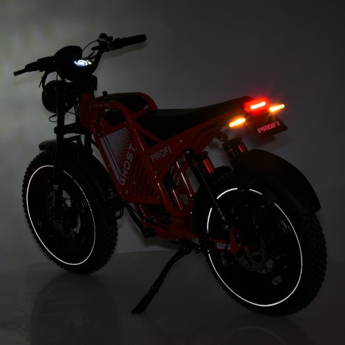 Електрофетбайк PROFI GHOST 20д. GS-2003, червоний