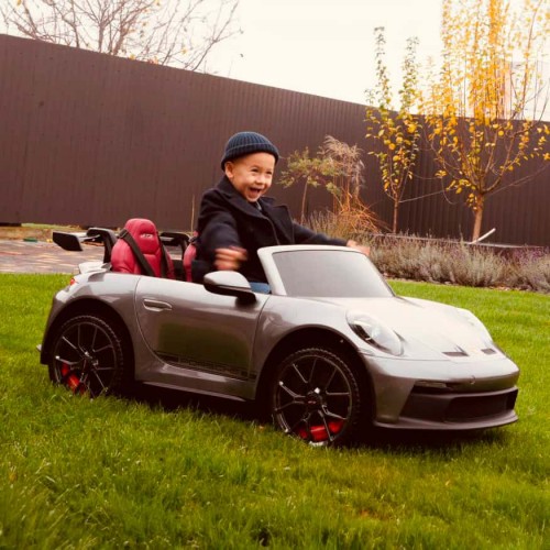 Машина дитяча M 6111(MP4)EBLRS-11(24V), сiра фарбована