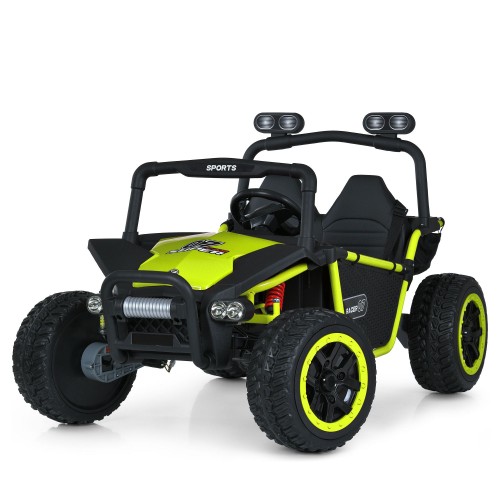 Детский электромобиль джип M 6207EBLR-5(24V), зеленый