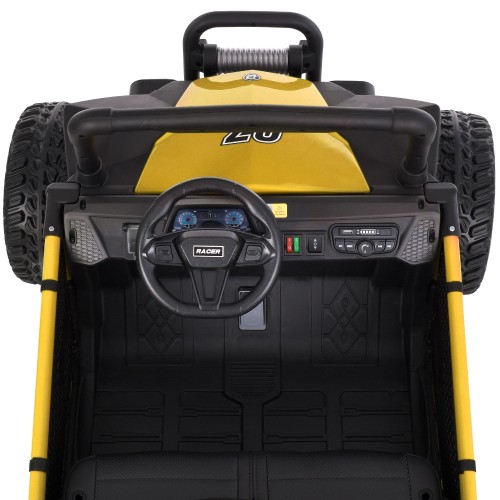 Детский электромобиль джип M 6207EBLR-6(24V), желтый
