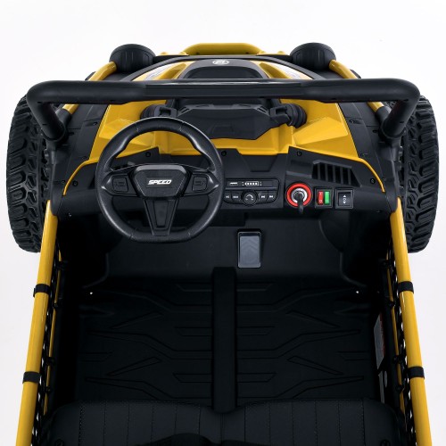 Дитячий електромобіль джип M 6208EBLR-6(24V), жовтий