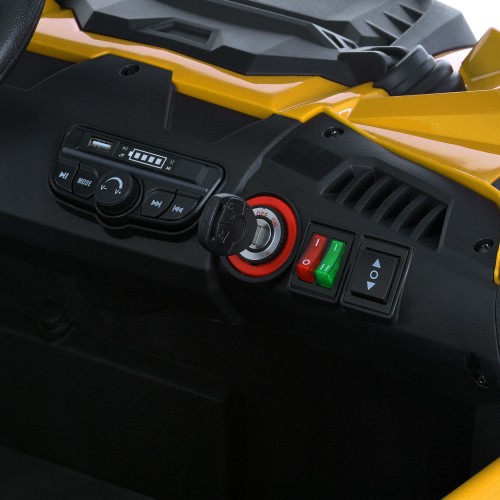Дитячий електромобіль джип M 6208EBLR-6(24V), жовтий
