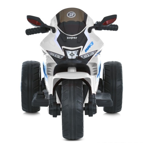 Детский мотоцикл M 6220ELR-1, белый