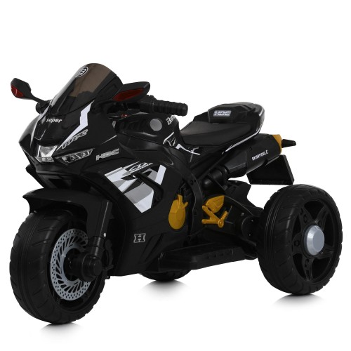 Детский мотоцикл M 6220ELR-2, черный