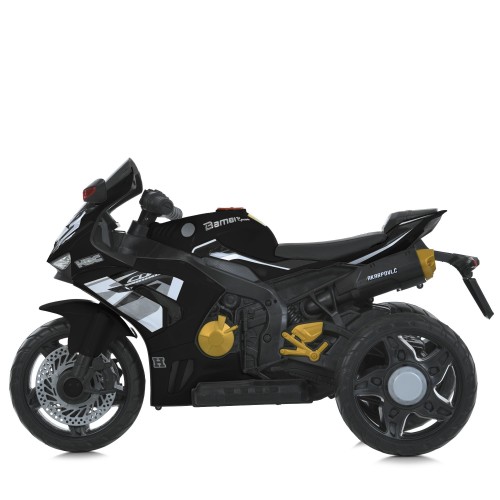 Детский мотоцикл M 6220ELR-2, черный