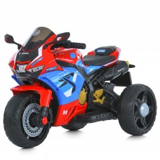 Детский мотоцикл M 6220ELR-3-4, красно-синий