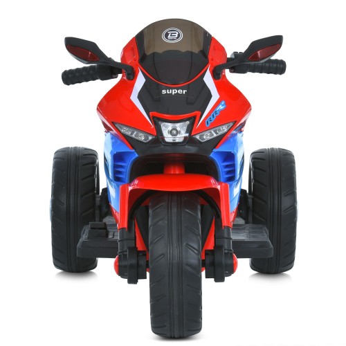 Детский мотоцикл M 6220ELR-3-4, красно-синий
