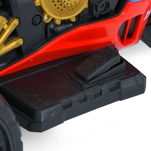 Детский мотоцикл M 6220ELR-3-4, красно-синий