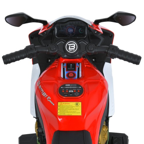 Дитячий мотоцикл M 6220ELR-3-5, червоно-зелений